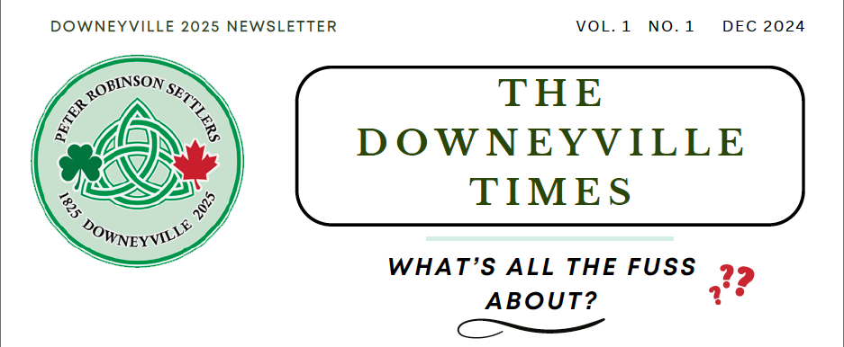 Downeyville Times • Newsletter Vol 1: Issue 1