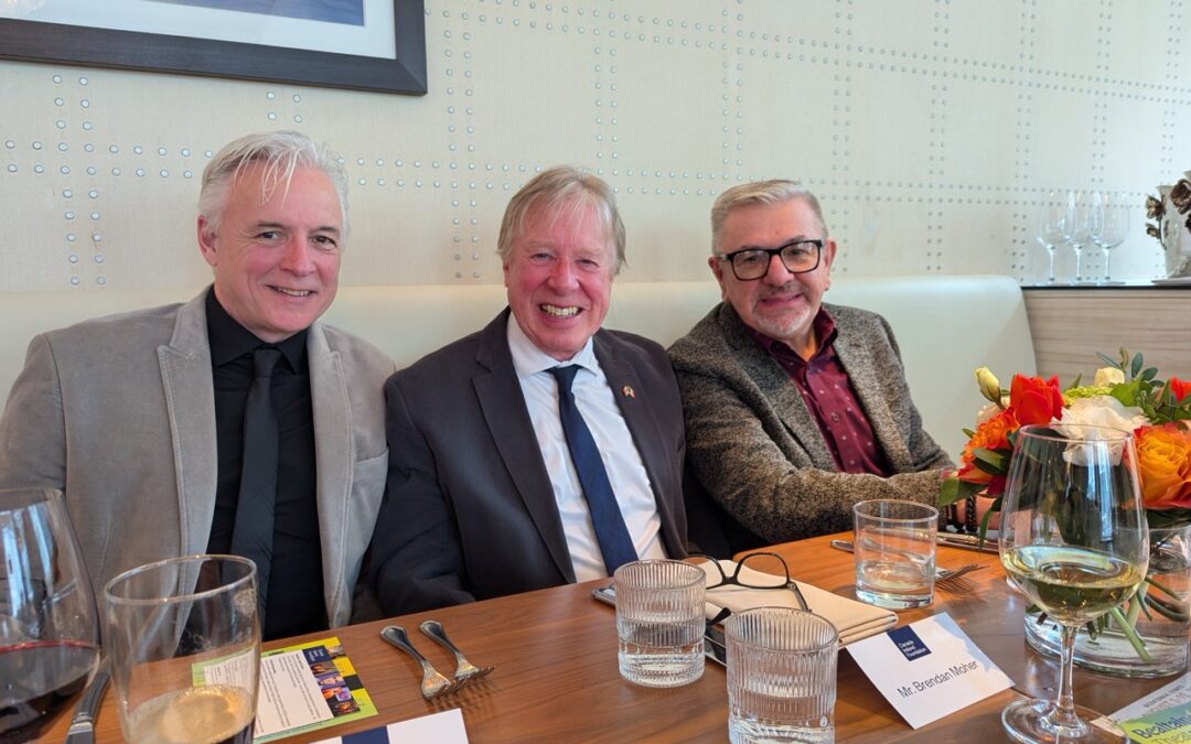 Nine Ships Chair Brendan Moher at the Canada Ireland Foundation Chair’s Reception March 2025