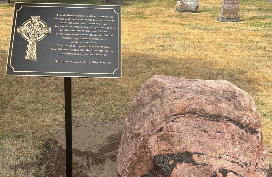 MEDIA RELEASE: Nine Ships 1825 Places Memorial Plaque and Stone at St. Peter’s Cemetery