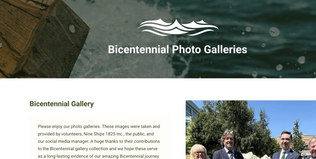 WEBSITE UPDATE: Bicentennial Photo Galleries Now Available!